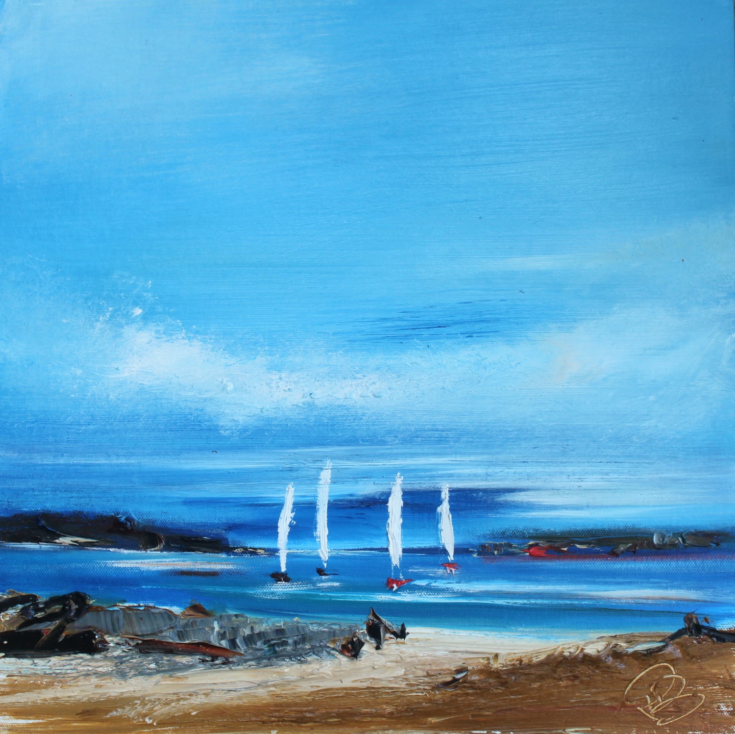 'Atlantic Sailing' by artist Rosanne Barr